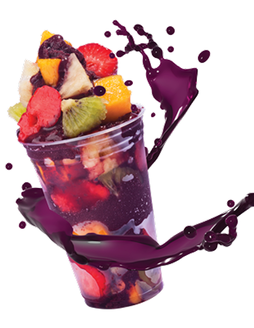Açaí com frutas