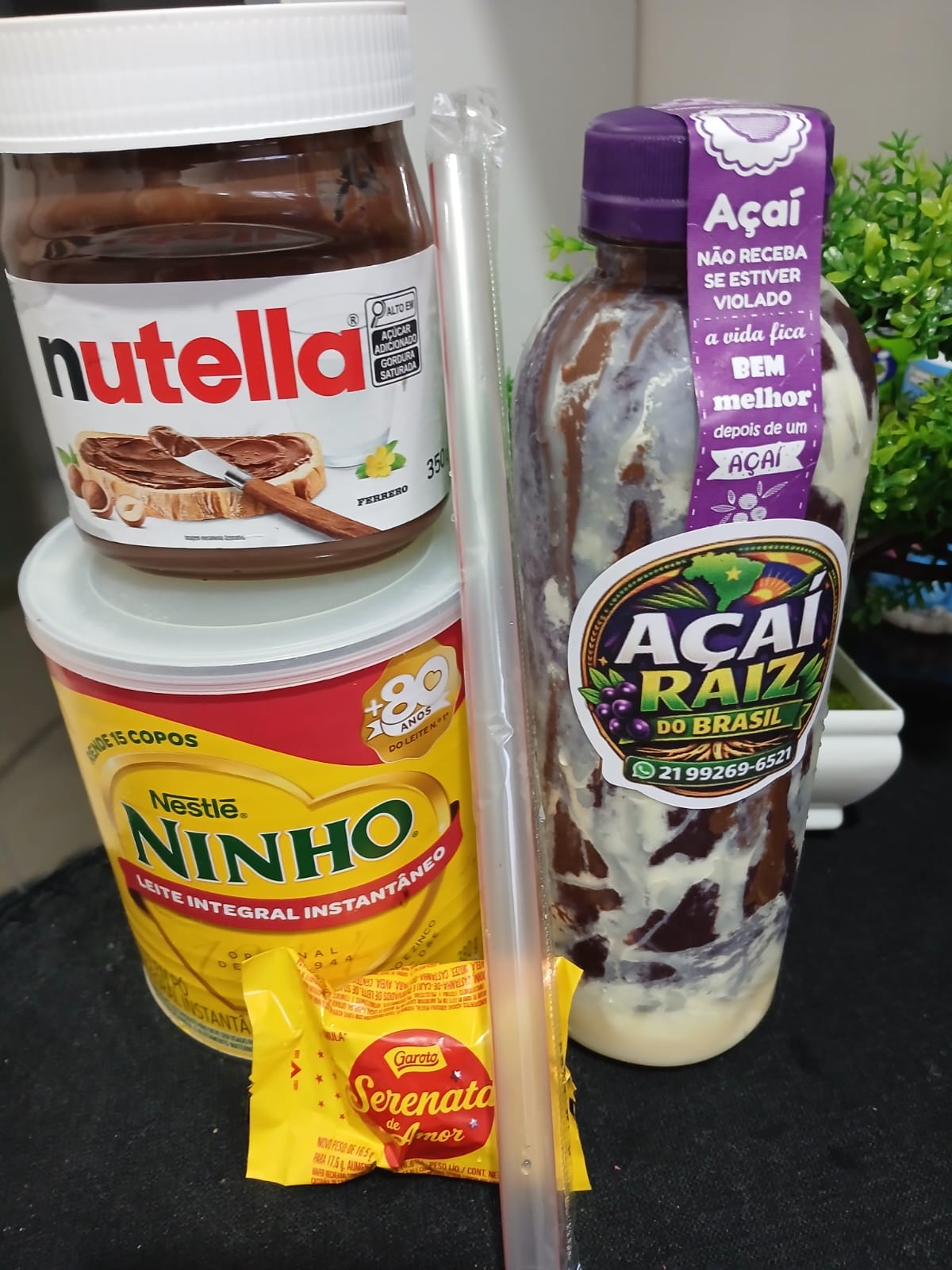 Açaí com Nutella + Ninho 300 ml