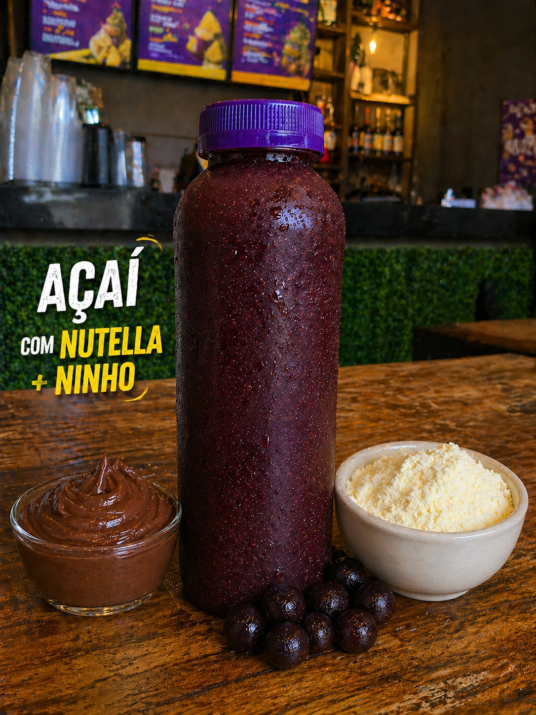 Açaí com Nutella + Ninho 300 ml