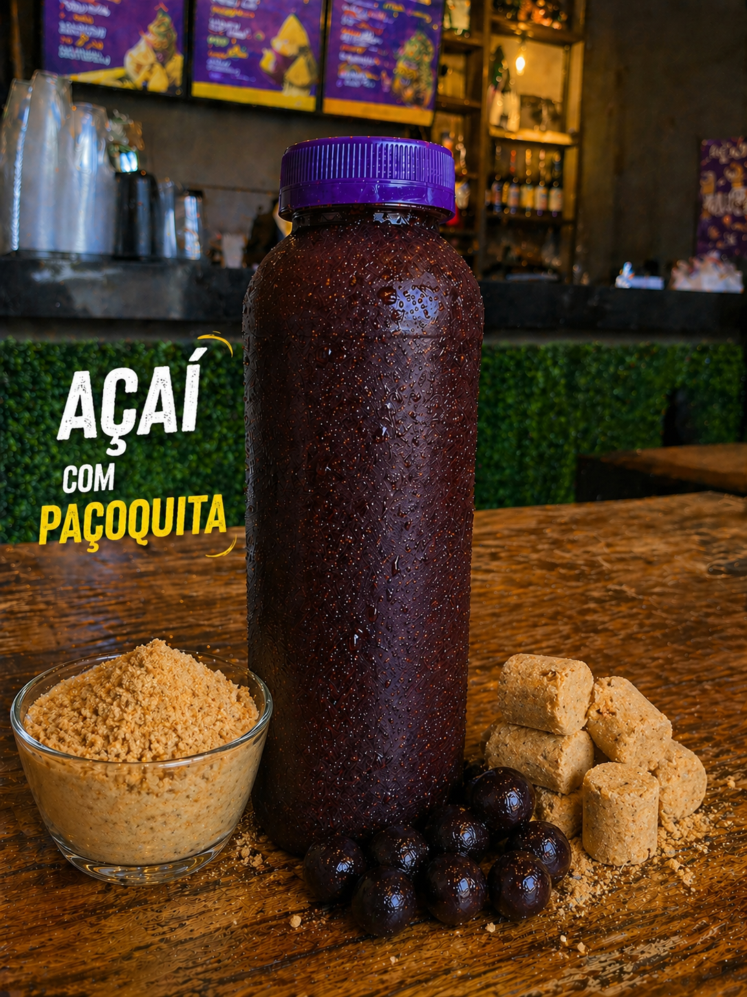Açaí com Paçoquita 300 ml